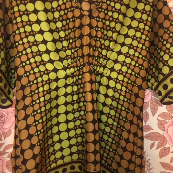 Vintage y2k Michael Kors V neck silky  top - Picture 3 of 5